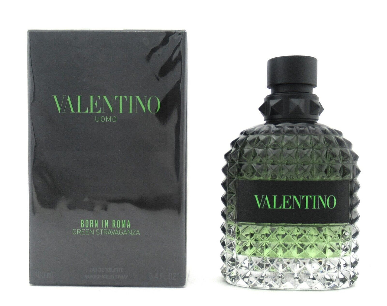 Valentino Uomo Born In Roma Green Stravaganza 3.4 oz. EDT Spray